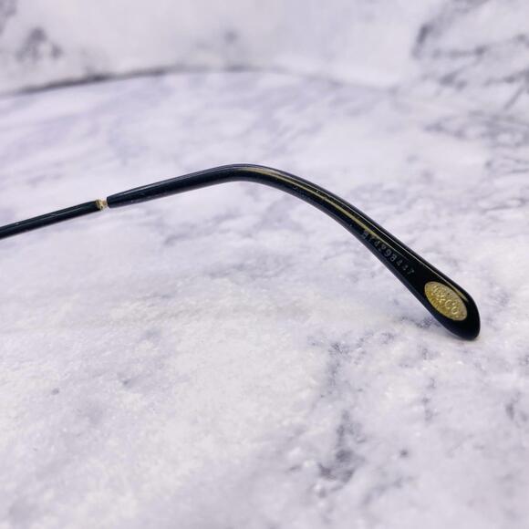 Tiffany & Co. Authentic Eyeglasses Half Rim Black Pearl 51 [] 17 135 Italy - Picture 5 of 9